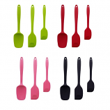 Silicone Spatula Utensil Heat Resistant Non Stick Cooking Value Pack 3 Set